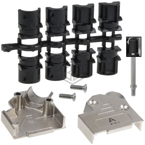 8655MHRA0901LF - Amphenol ICC (FCI) - D-Sub, D-Shaped Connectors - Backshells, Hoods