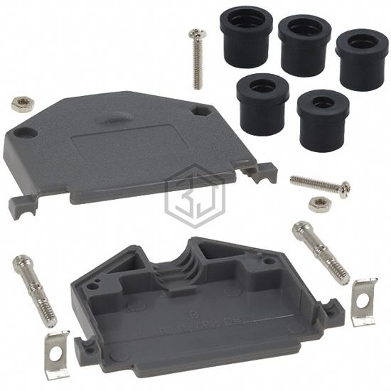 979-037-010R031 - NorComp Inc. - D-Sub, D-Shaped Connectors - Backshells, Hoods