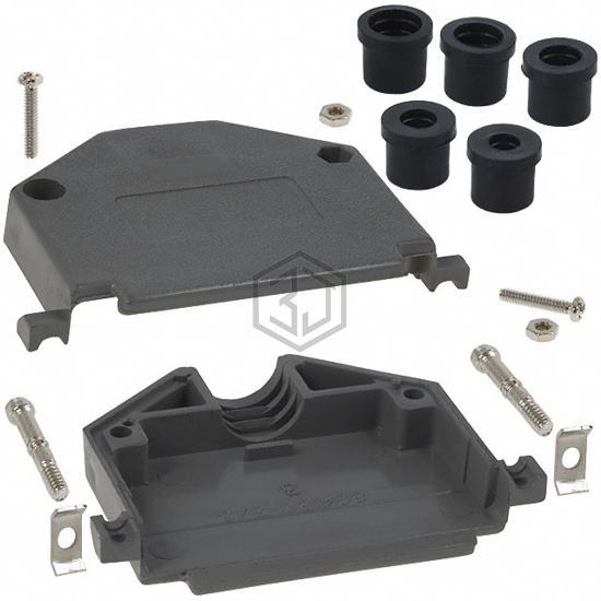 979-050-010R031 - NorComp Inc. - D-Sub, D-Shaped Connectors - Backshells, Hoods