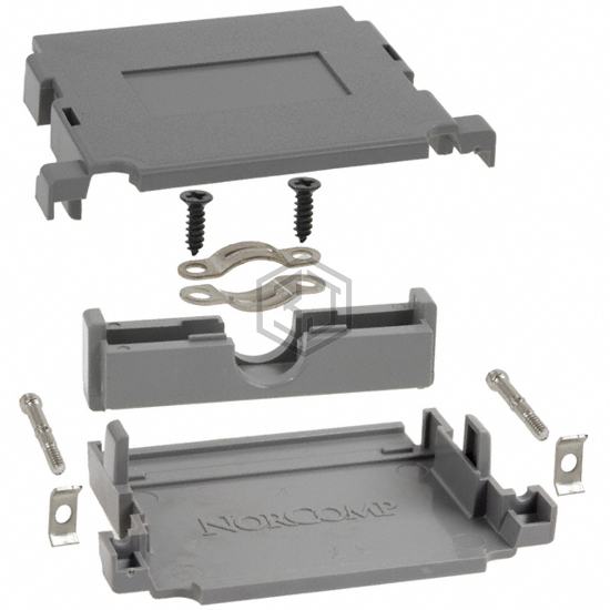 983-037-010R031 - NorComp Inc. - D-Sub, D-Shaped Connectors - Backshells, Hoods