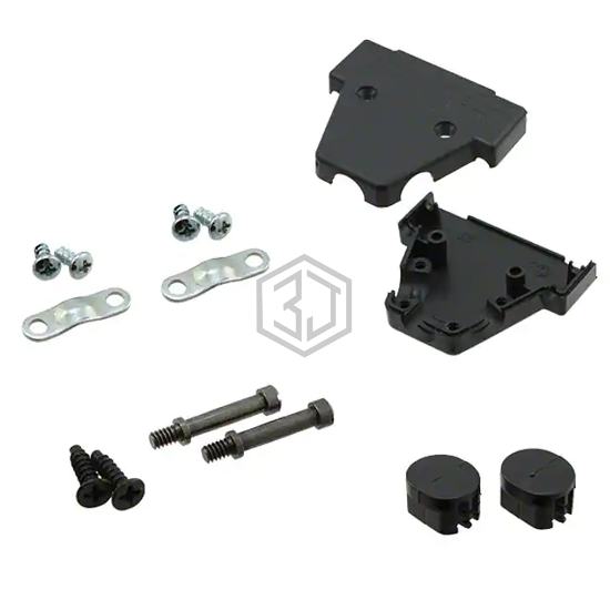 975T025-010R011 - NorComp Inc. - D-Sub, D-Shaped Connectors - Backshells, Hoods