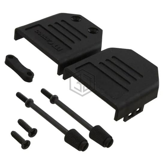DEBS-9 - ITT Cannon, LLC - D-Sub, D-Shaped Connectors - Backshells, Hoods