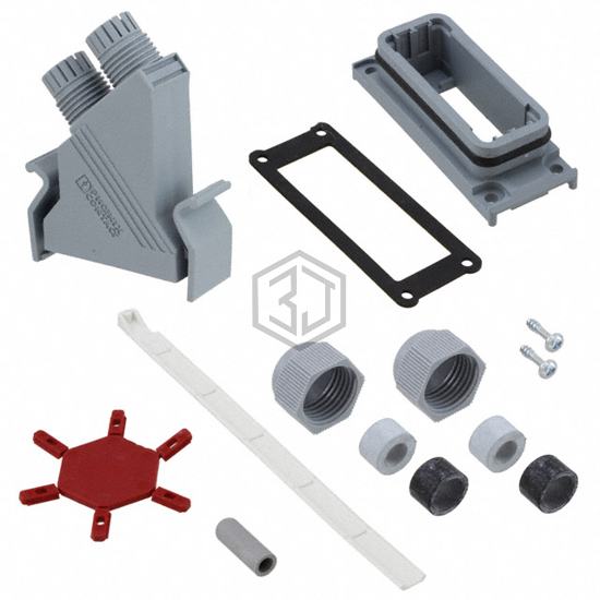 1689129 - Phoenix Contact - D-Sub, D-Shaped Connectors - Backshells, Hoods