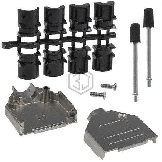 165X02619XE - Conec - D-Sub, D-Shaped Connectors - Backshells, Hoods