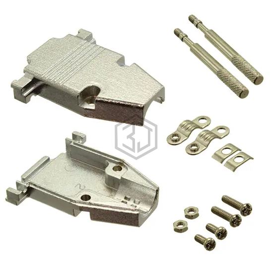 DA15-HD-AL-TS - Adam Tech - D-Sub, D-Shaped Connectors - Backshells, Hoods