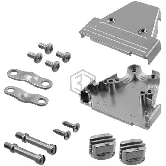 975T025-020R121 - NorComp Inc. - D-Sub, D-Shaped Connectors - Backshells, Hoods