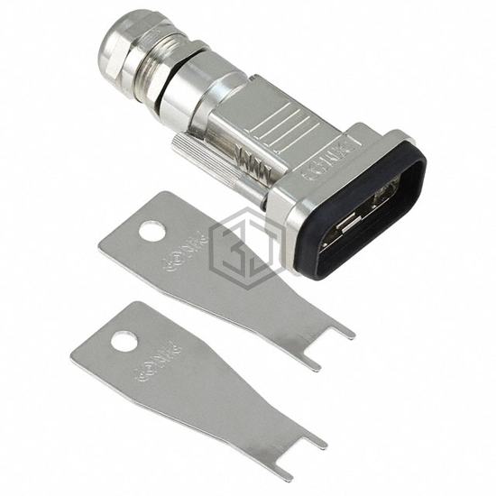 165X15019X - Conec - D-Sub, D-Shaped Connectors - Backshells, Hoods