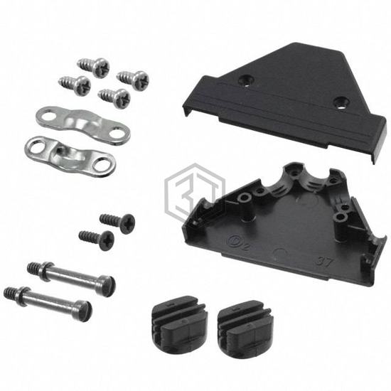 975T037-010R011 - NorComp Inc. - D-Sub, D-Shaped Connectors - Backshells, Hoods
