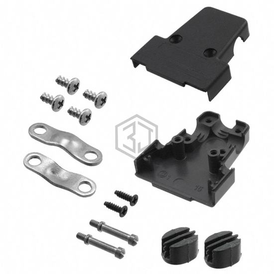 975T015-010R011 - NorComp Inc. - D-Sub, D-Shaped Connectors - Backshells, Hoods
