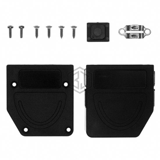 955-015-010R011 - NorComp Inc. - D-Sub, D-Shaped Connectors - Backshells, Hoods