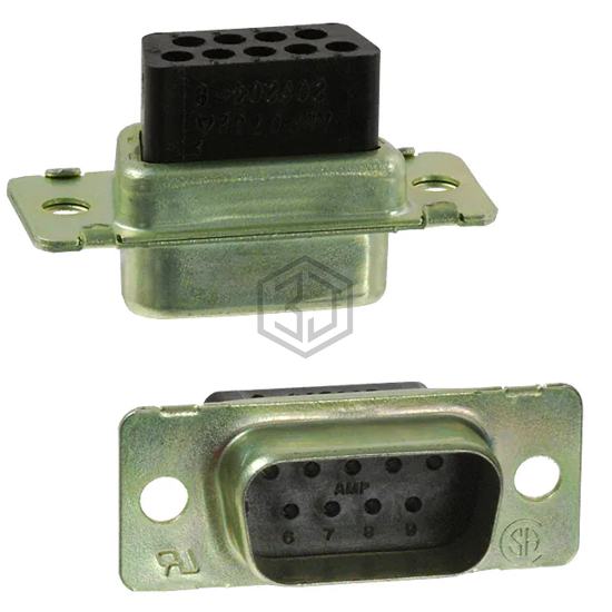 205204-9 - TE Connectivity AMP Connectors - D-Sub, D-Shaped Connectors - Housings