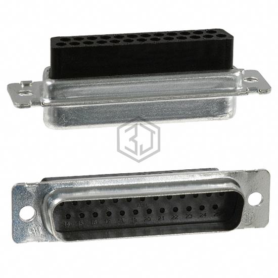 207464-7 - TE Connectivity AMP Connectors - D-Sub, D-Shaped Connectors - Housings