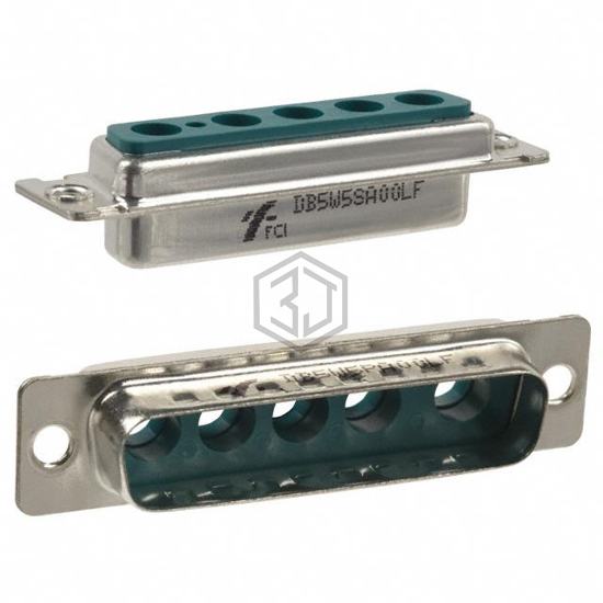 DB5W5PA00LF - Amphenol ICC (FCI) - D-Sub, D-Shaped Connectors - Housings
