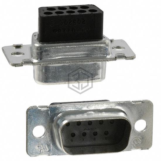 205204-8 - TE Connectivity AMP Connectors - D-Sub, D-Shaped Connectors - Housings