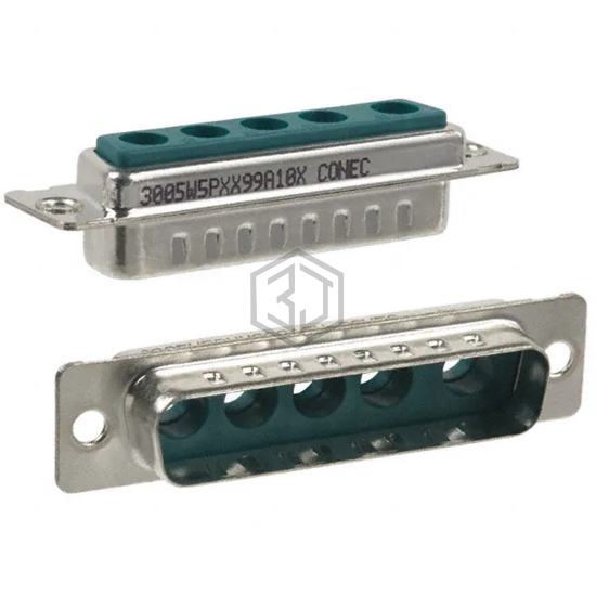 3005W5PXX99A10X - Conec - D-Sub, D-Shaped Connectors - Housings
