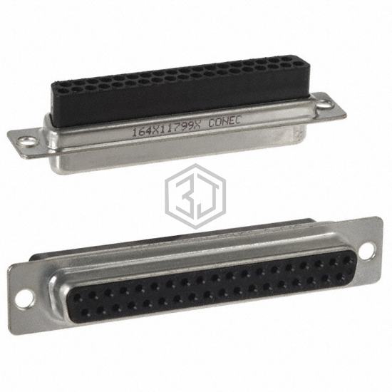 164X11799X - Conec - D-Sub, D-Shaped Connectors - Housings