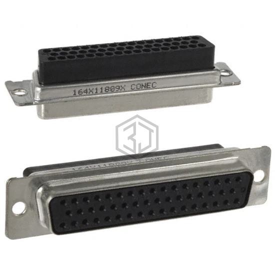 164X11809X - Conec - D-Sub, D-Shaped Connectors - Housings