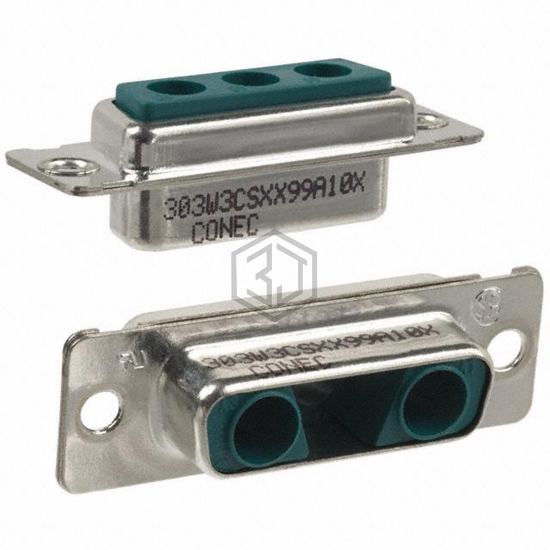 303W3CSXX99A10X - Conec - D-Sub, D-Shaped Connectors - Housings