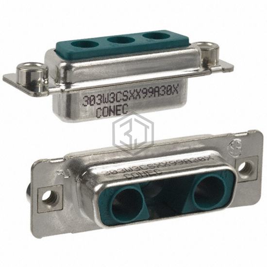 303W3CSXX99A30X - Conec - D-Sub, D-Shaped Connectors - Housings