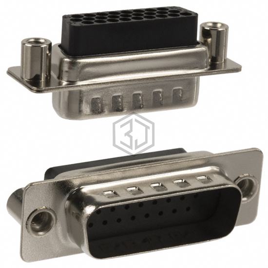 180-026-173L020 - NorComp Inc. - D-Sub, D-Shaped Connectors - Housings