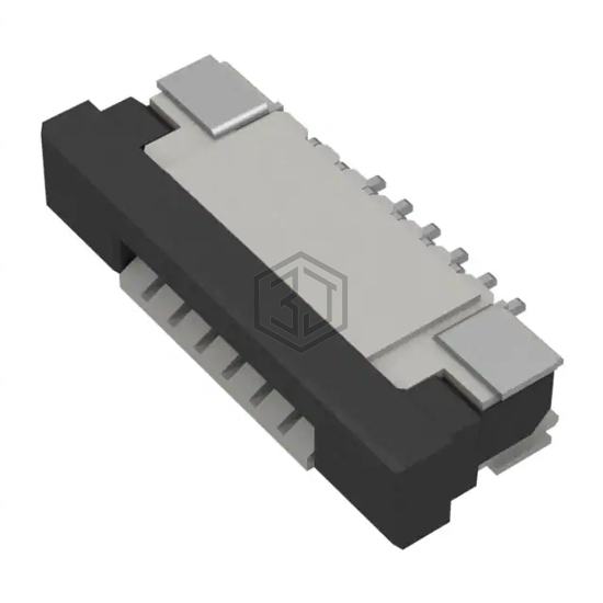 FFC3B07-06-T - GCT - FFC, FPC (Flat Flexible) Connectors
