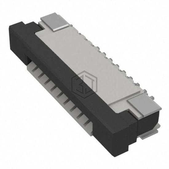FFC3B07-09-T - GCT - FFC, FPC (Flat Flexible) Connectors