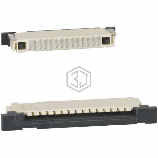 1-487951-4 - TE Connectivity AMP Connectors - FFC, FPC (Flat Flexible) Connectors
