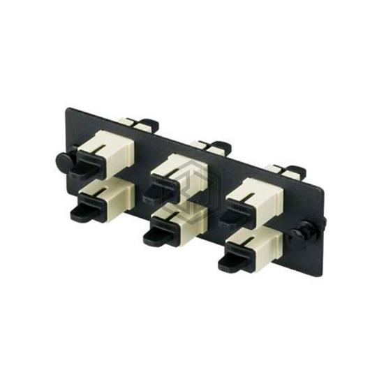 FAP6WEISC - Panduit Corp - Fiber Optic Connectors - Adapters