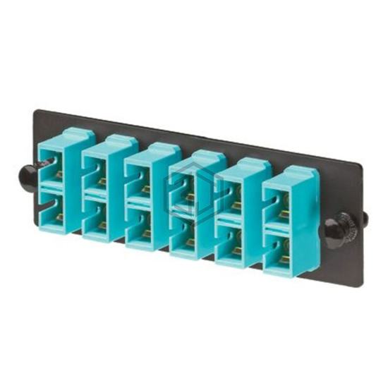 FAP6WAQDSC - Panduit Corp - Fiber Optic Connectors - Adapters