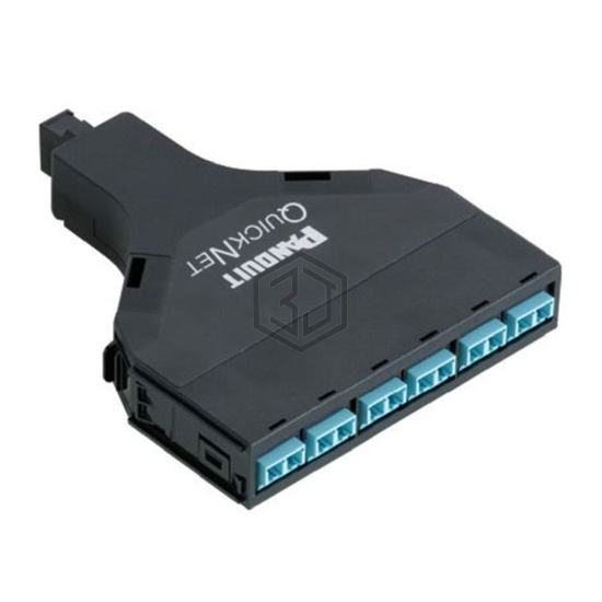 FQXN-12-10AF - Panduit Corp - Fiber Optic Connectors - Adapters