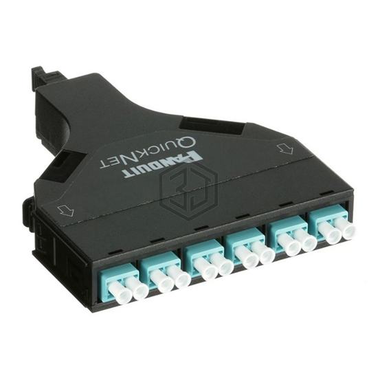 FQZO-12-10AF - Panduit Corp - Fiber Optic Connectors - Adapters