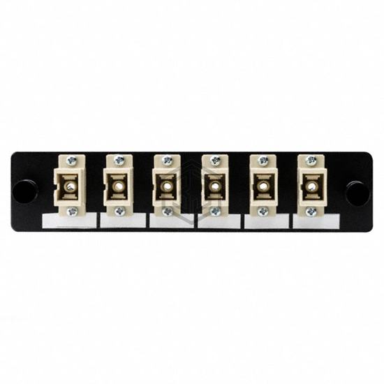 FAP6SMMSC - HellermannTyton - Fiber Optic Connectors - Adapters
