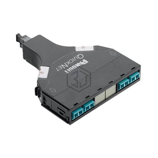 FQ3ZN-08-10NMBN - Panduit Corp - Fiber Optic Connectors - Adapters