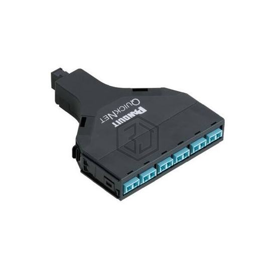 FQZN-08-10AS - Panduit Corp - Fiber Optic Connectors - Adapters