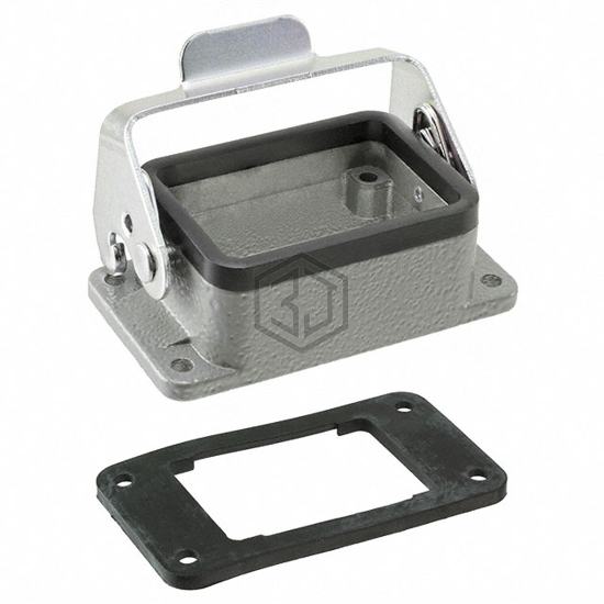H6B-AG - TE Connectivity AMP Connectors - Heavy Duty Connectors - Housings, Hoods, Bases