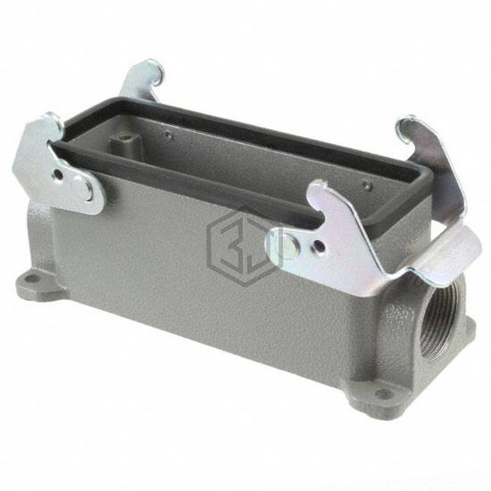 H24B-SGR-M25 - TE Connectivity AMP Connectors - Heavy Duty Connectors - Housings, Hoods, Bases