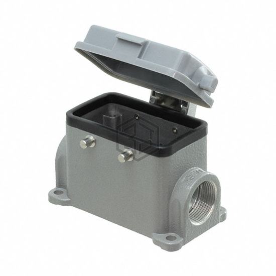 T1460100125-000 - TE Connectivity AMP Connectors - Heavy Duty Connectors - Housings, Hoods, Bases
