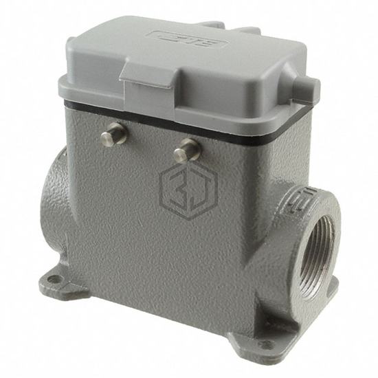 H10B-SDRH-BO-2PG21 - TE Connectivity AMP Connectors - Heavy Duty Connectors - Housings, Hoods, Bases