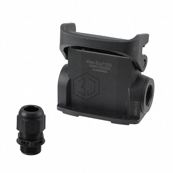 19461100250 - HARTING - Heavy Duty Connectors - Housings, Hoods, Bases