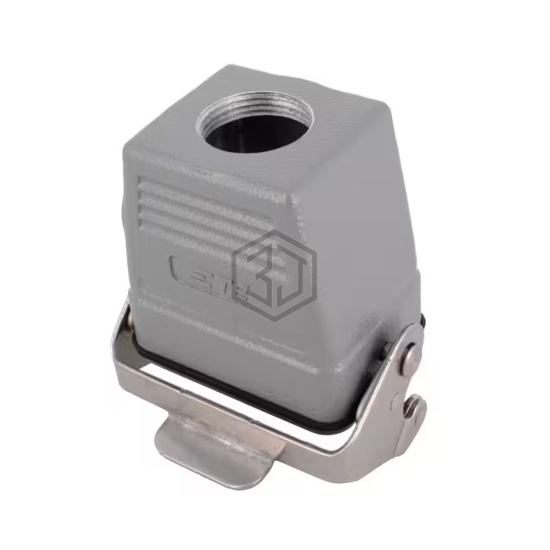 H6B-TBFS-M25 - TE Connectivity AMP Connectors - Heavy Duty Connectors - Housings, Hoods, Bases
