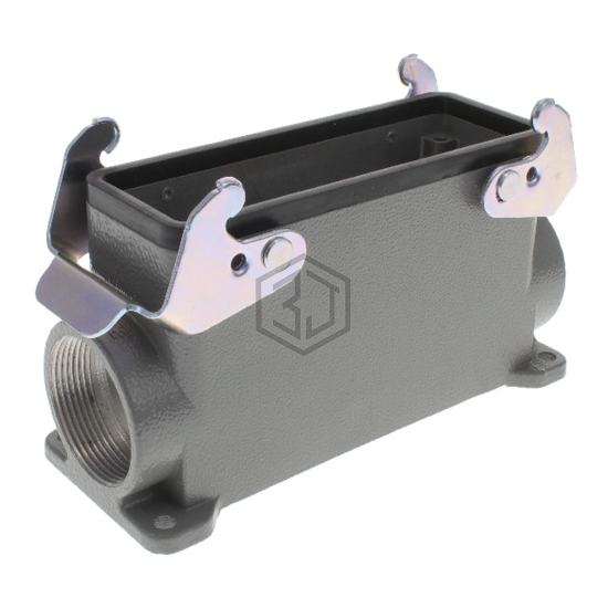 T1470242932-000 - TE Connectivity AMP Connectors - Heavy Duty Connectors - Housings, Hoods, Bases