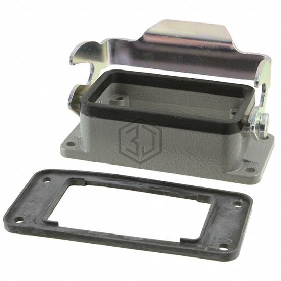 H10B-AG-LB - TE Connectivity AMP Connectors - Heavy Duty Connectors - Housings, Hoods, Bases