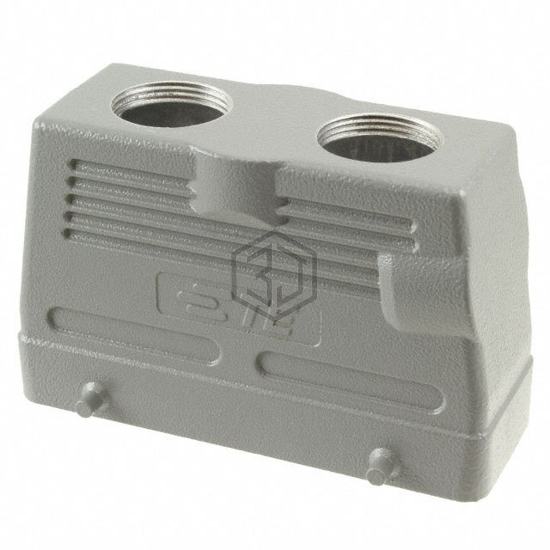 H24B-TGH-2PG21 - TE Connectivity AMP Connectors - Heavy Duty Connectors - Housings, Hoods, Bases