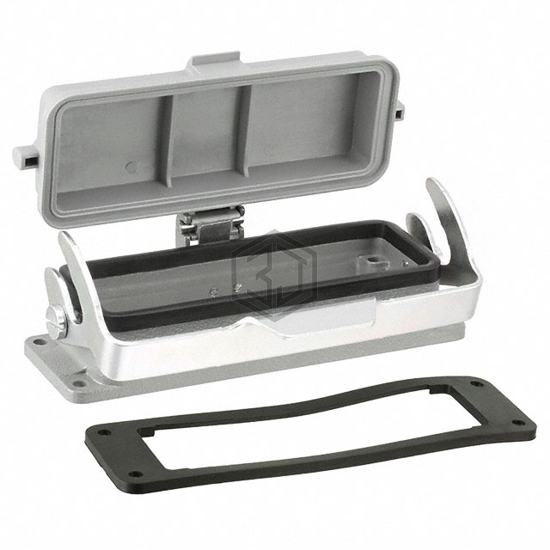H24B-AD-LB - TE Connectivity AMP Connectors - Heavy Duty Connectors - Housings, Hoods, Bases