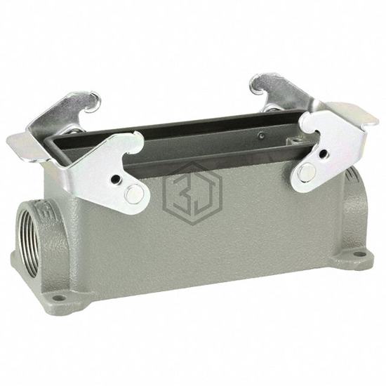 H16B-SGR-PG21 - TE Connectivity AMP Connectors - Heavy Duty Connectors - Housings, Hoods, Bases