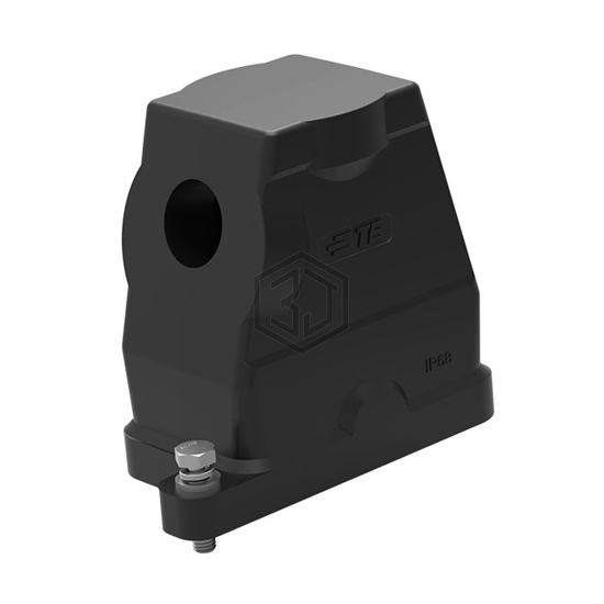 H6BPR-TSH-M25-EMC-C - TE Connectivity Aerospace, Defense and Marine - Heavy Duty Connectors - Housings, Hoods, Bases