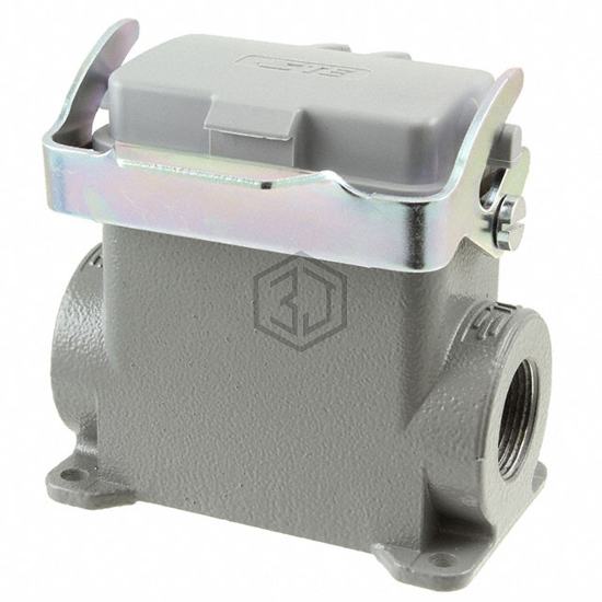 H10B-SDRH-LB-2M25 - TE Connectivity AMP Connectors - Heavy Duty Connectors - Housings, Hoods, Bases