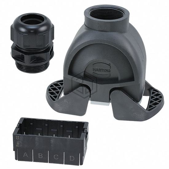 19413100722 - HARTING - Heavy Duty Connectors - Housings, Hoods, Bases