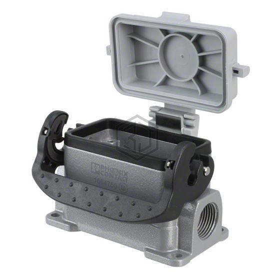 1604750 - Phoenix Contact - Heavy Duty Connectors - Housings, Hoods, Bases