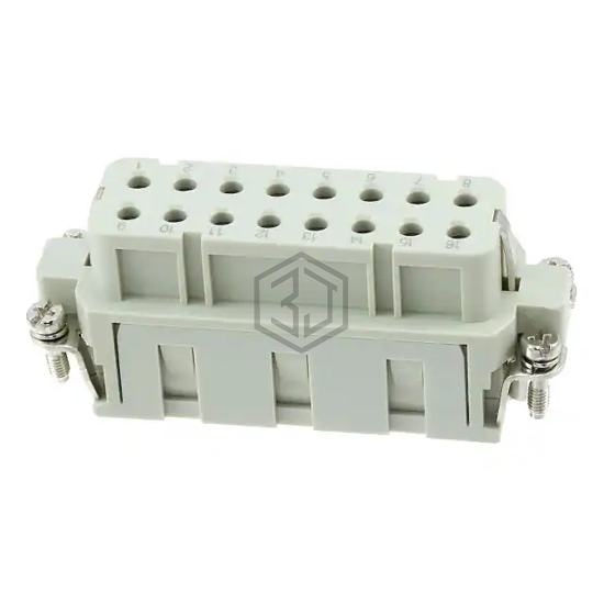 HA-016-FC - TE Connectivity AMP Connectors - Heavy Duty Connectors - Inserts, Modules